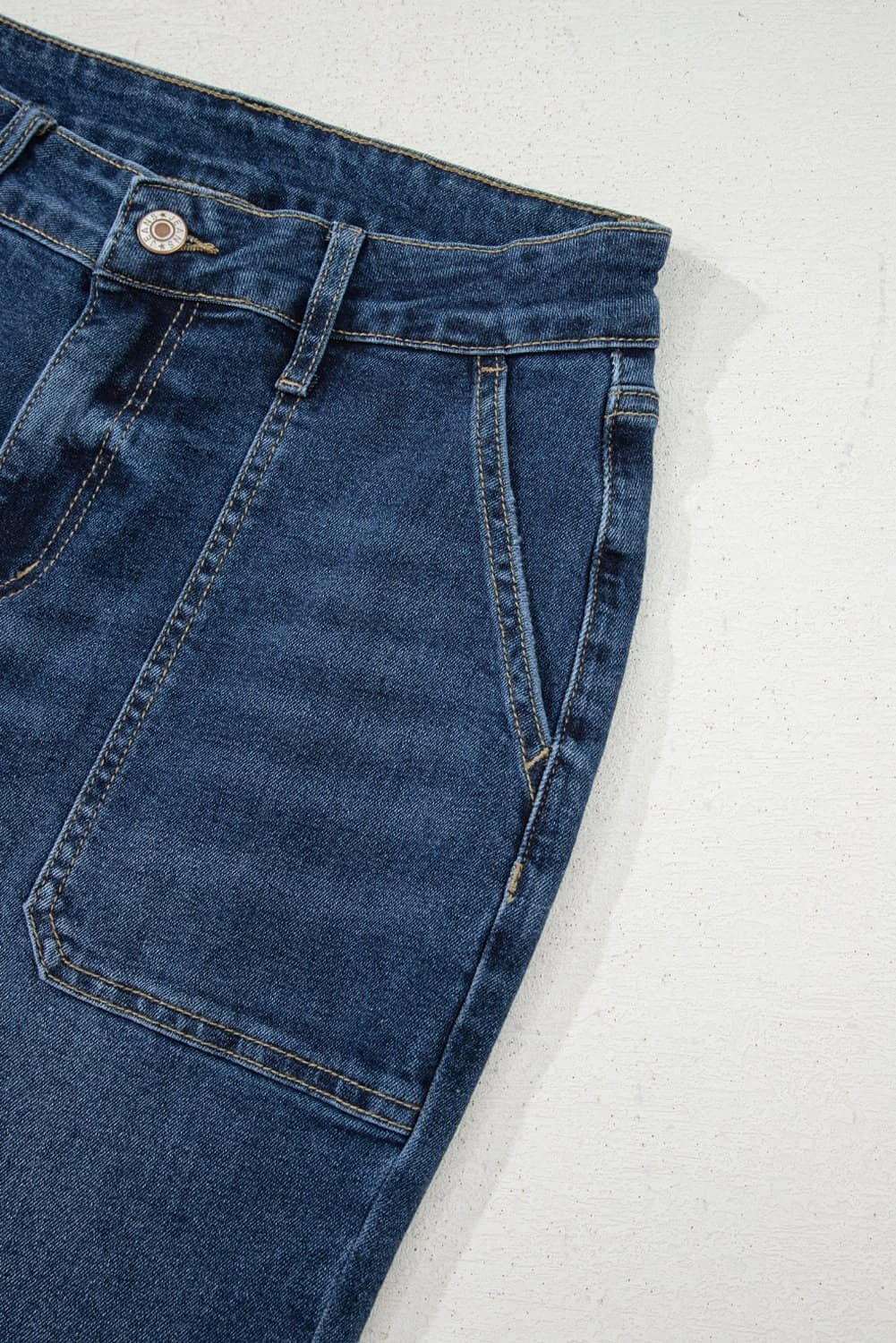 Ashleigh Blue Cropped High Rise Wide Leg Jeans