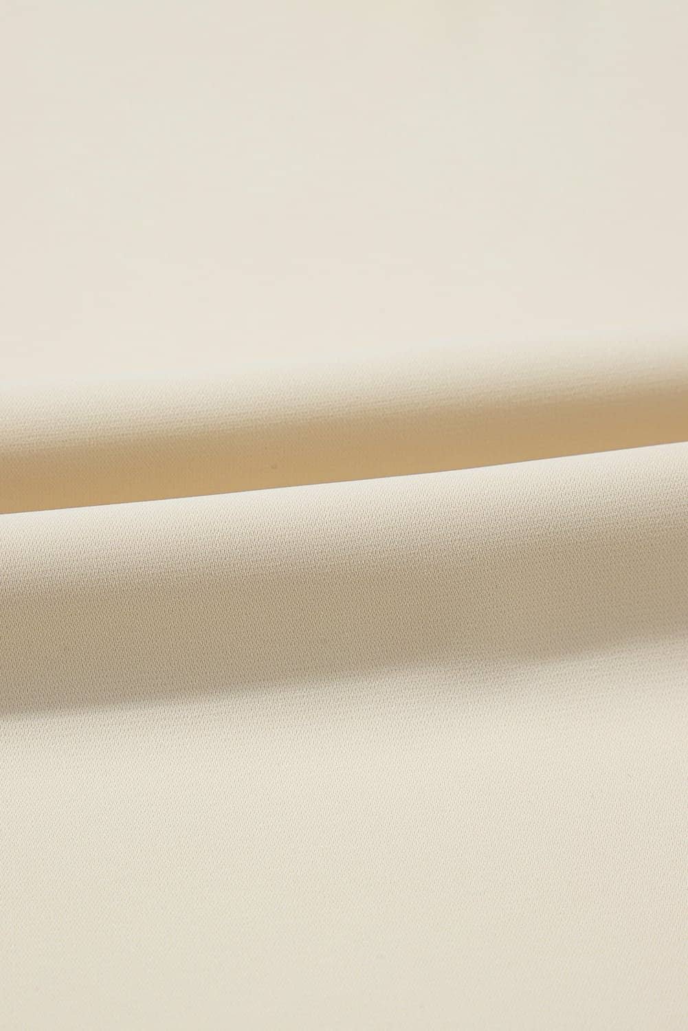 White Bow Knot Neckline Contrast Stripe Short Sleeve Blouse