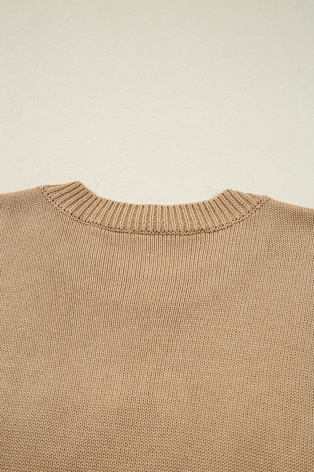 Smoke Gray Merry Colorful Dot Detail Christmas Dolman Sweater