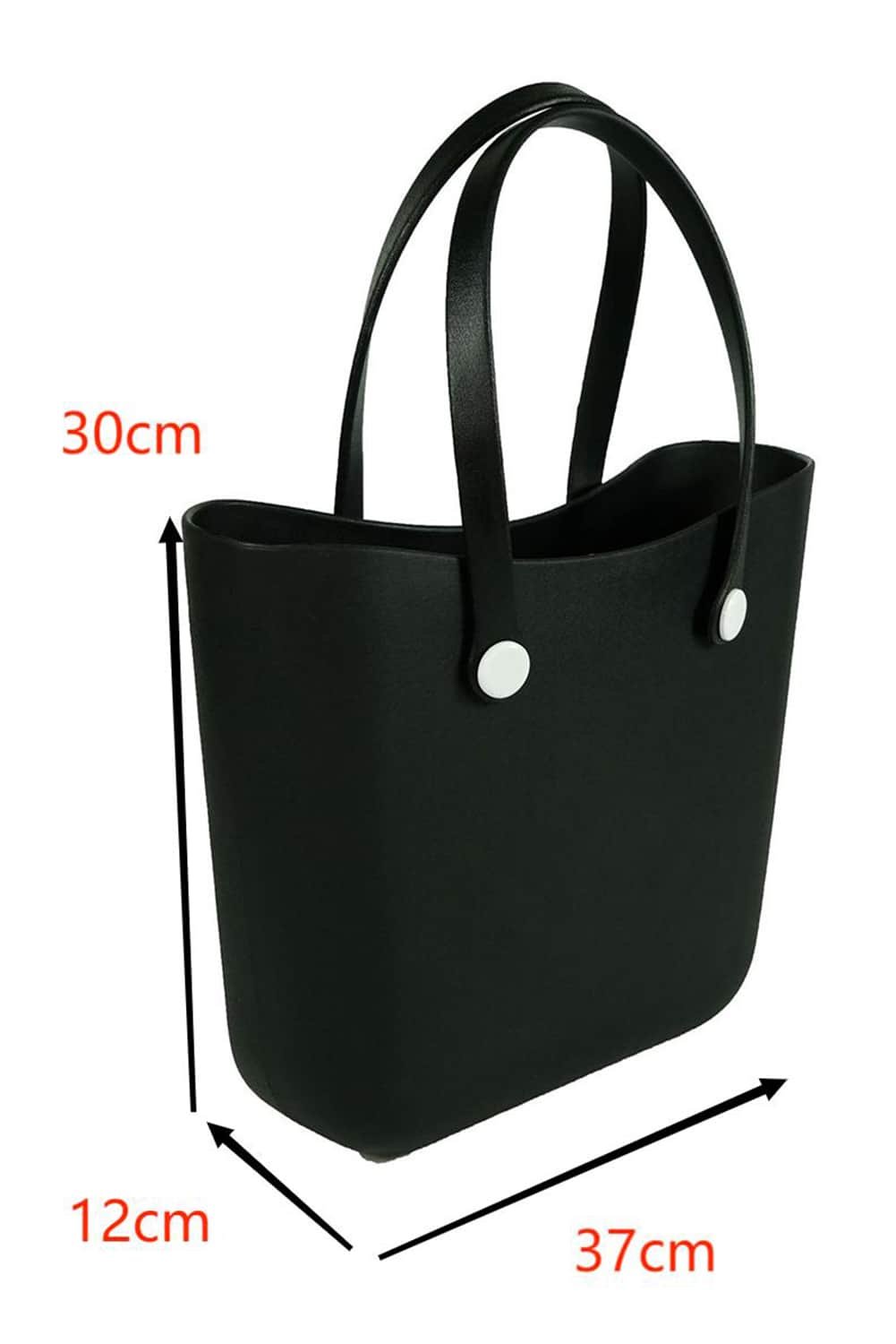 Black Waterproof Self-Assembly Detachable Straps Eva Tote Bag