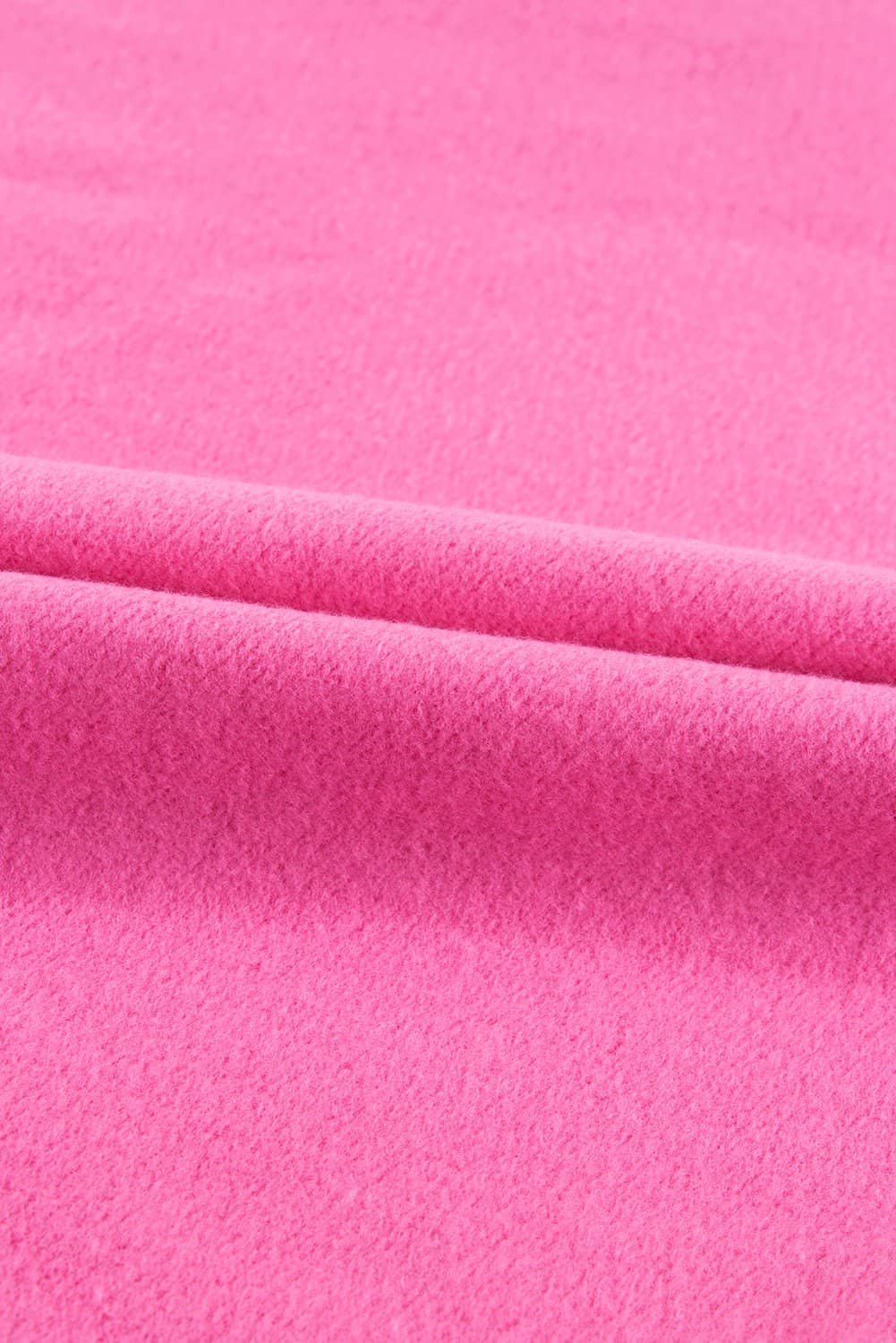 Bonbon Fleece Lined Half Zipper Kangaroo Pockets Loose Hoodie
