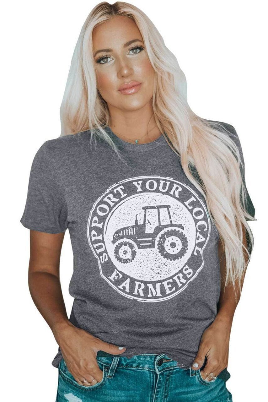 Support Your Localfarmers Graphic Tee