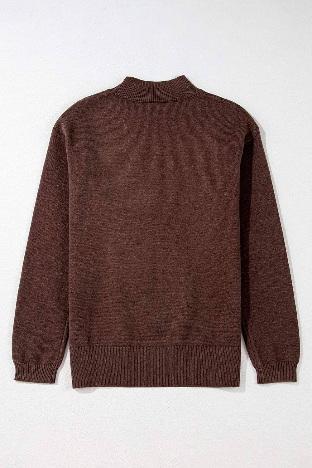 Coffee Western Howdy Boot Graphic High Neck Sweater