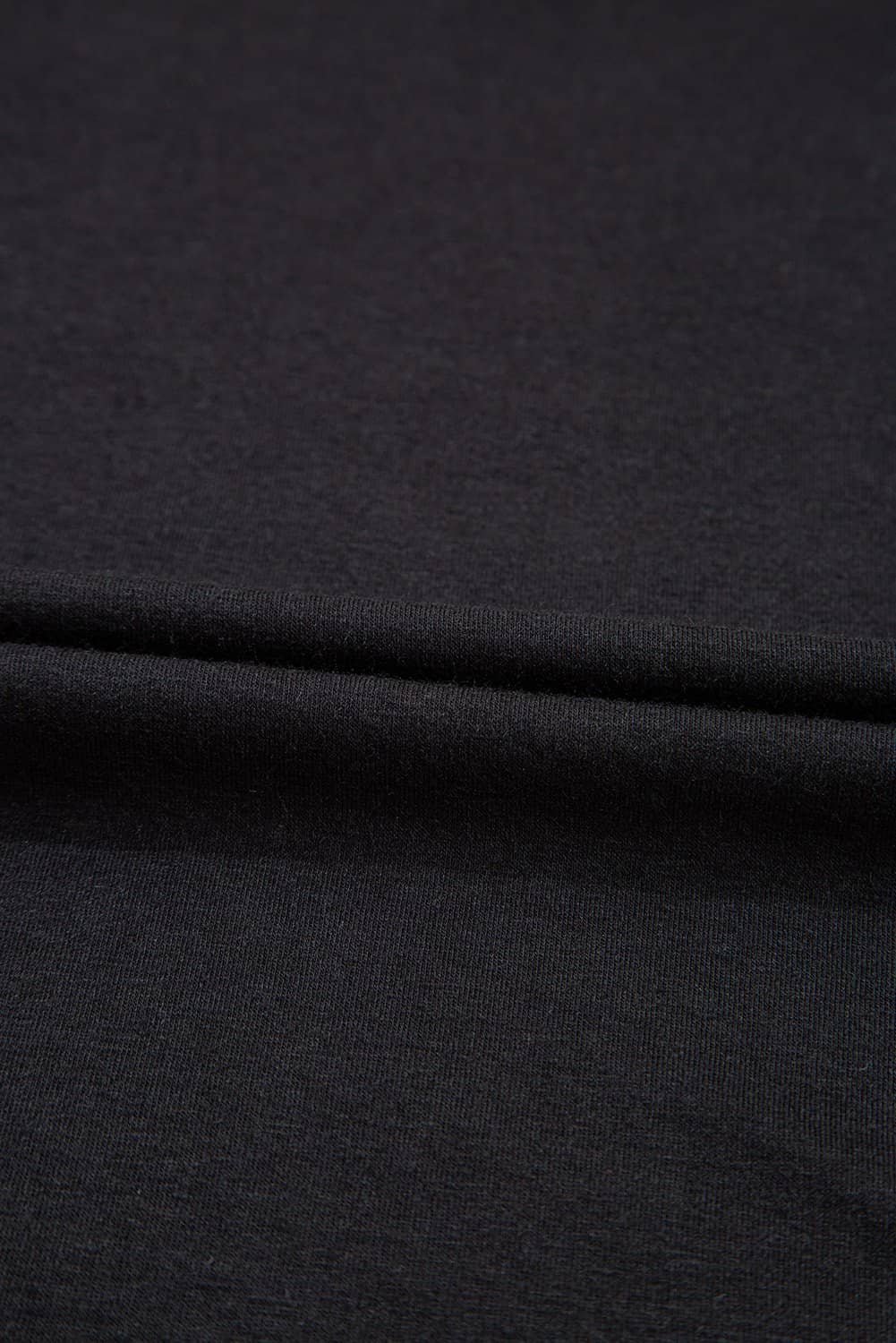 Black Flora Lace Patchwork Crew Neck T Shirt