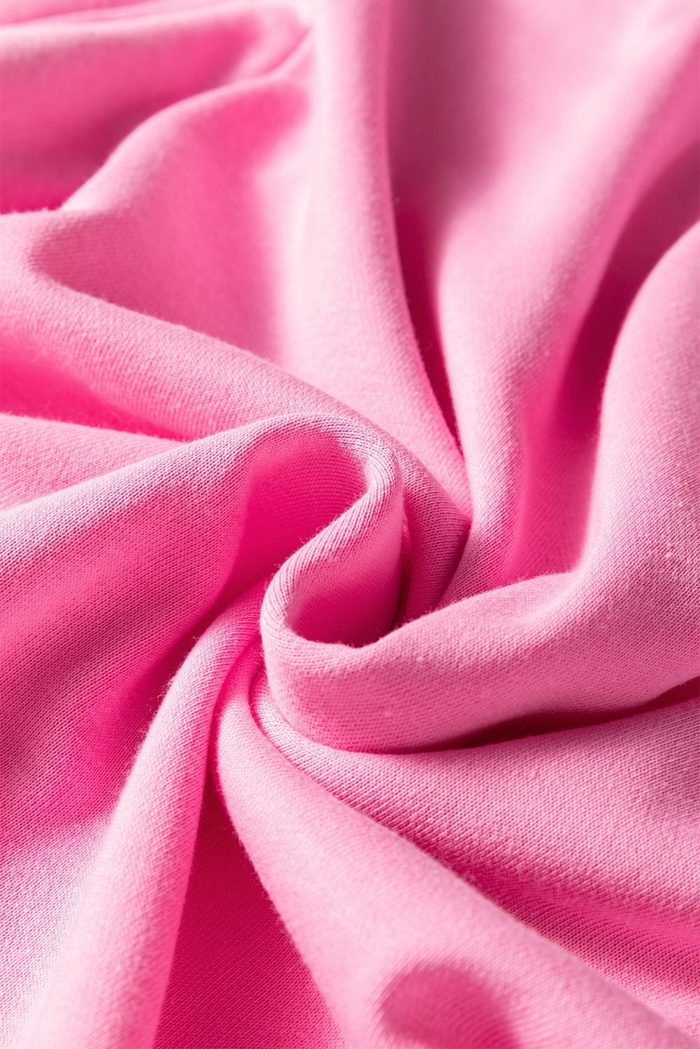 Sachet Pink Girly Bow Embroidered Detail Puff Sleeve Pullover 2Pcs Short Set