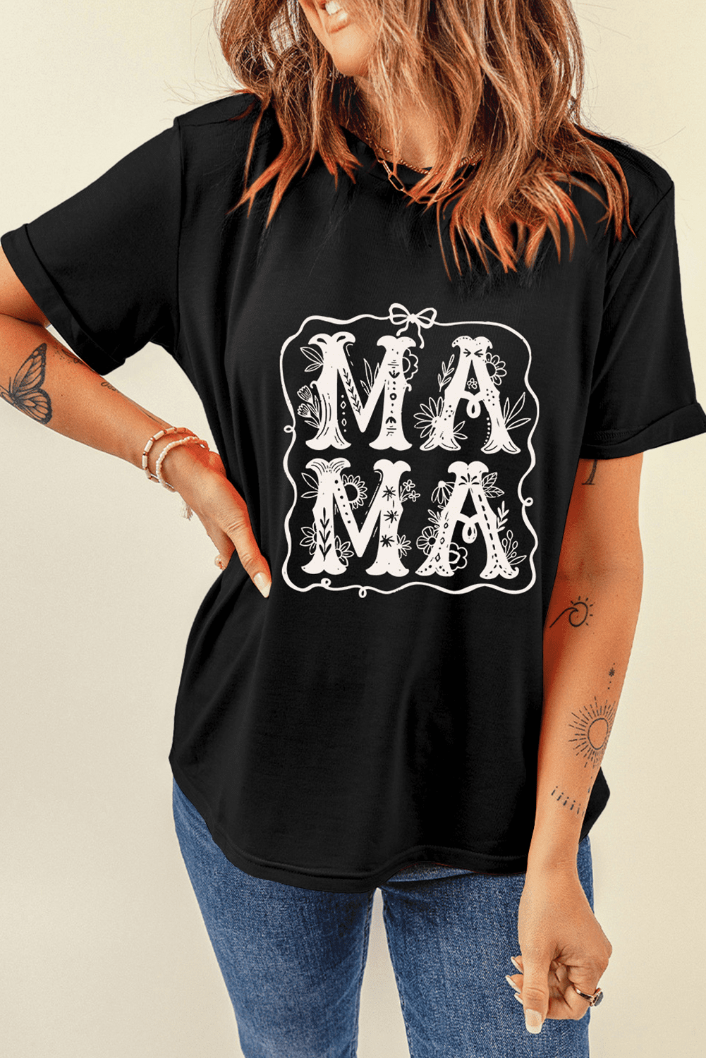 Black Mama Artistic Graphic Tee