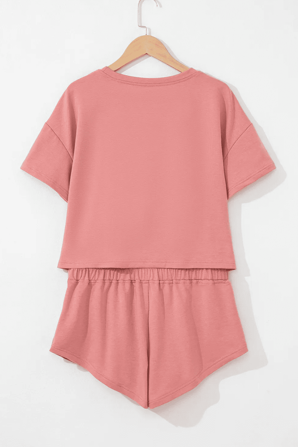 Blossom Sequin Horse Shoe Cropped Tee And High Waist Skort Set