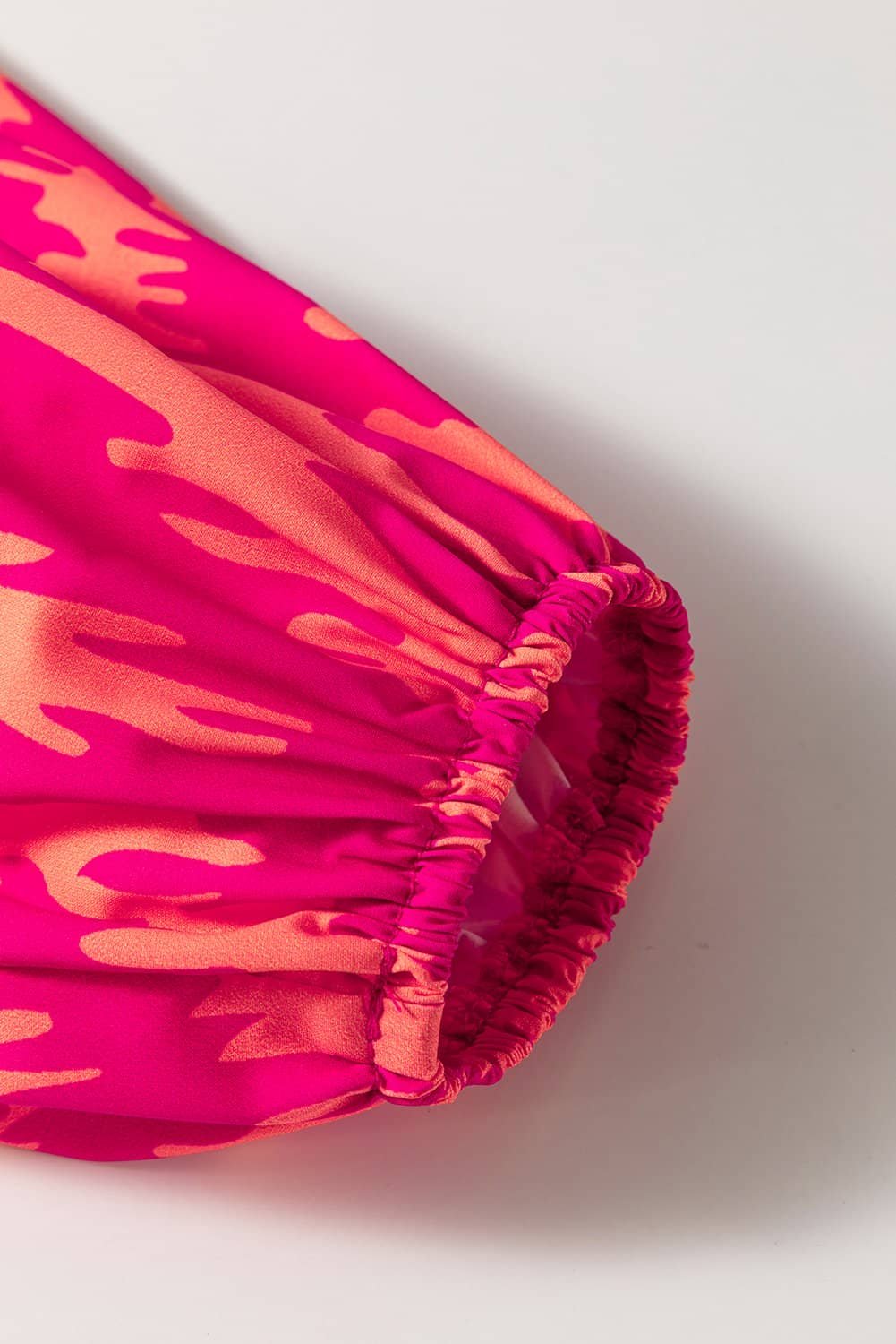 Rose Western Aztec Geometric Print Top And Ruffled Shorts Set