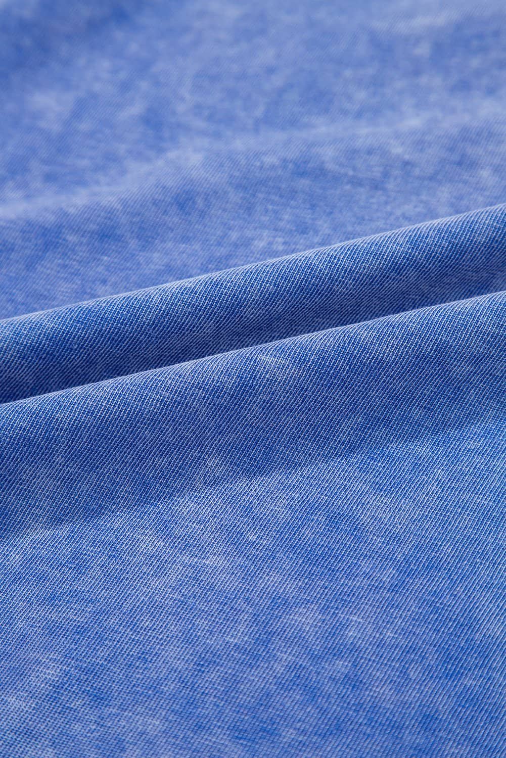 Ashleigh Blue Acid Wash Star Patched Rolled Trim Pants Set