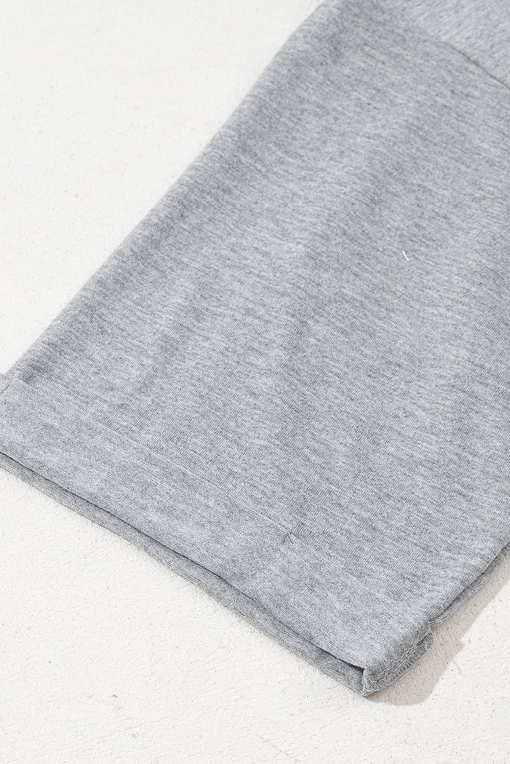 High Raglan Half Sleeve V Neck Oversized T Shirt