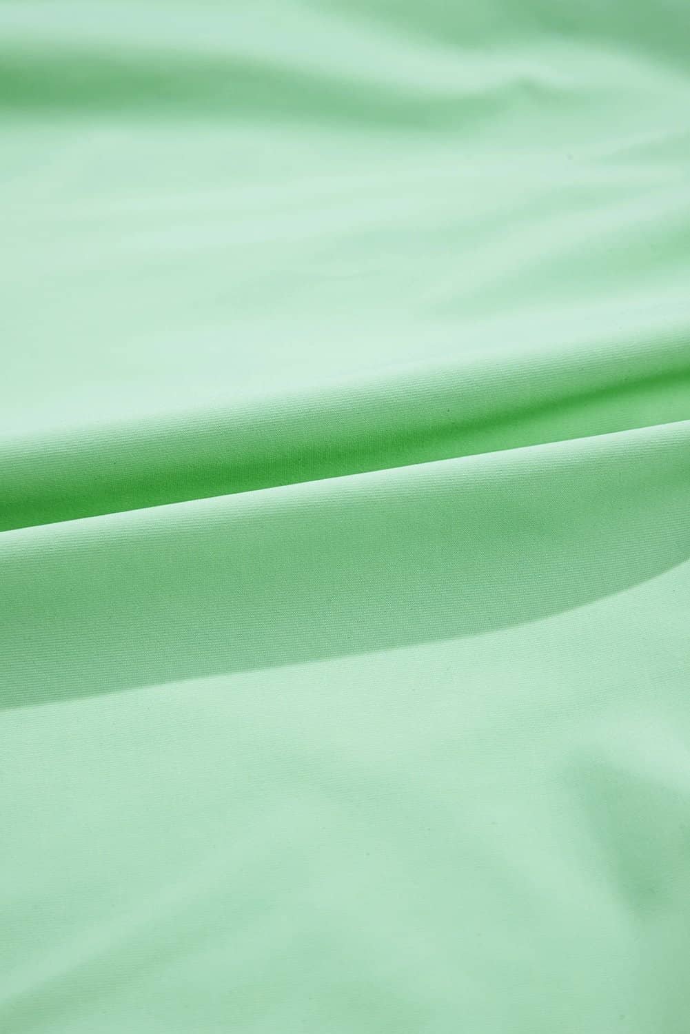 Light Green Drawstring High Waist Lined Tennis Skorts