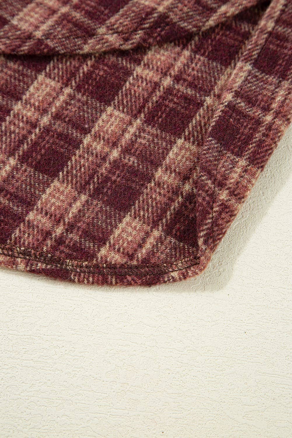 Moss Green Vintage Plaid Patchwork Drop Shoulder Sweatshirt