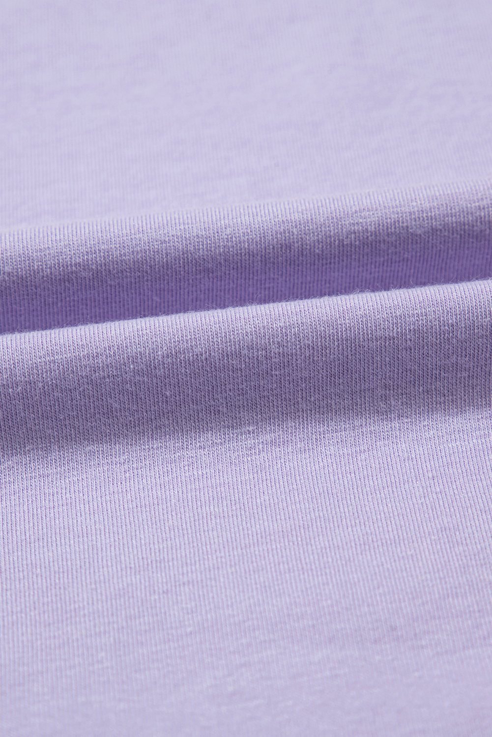 Purple Color Block Patchwork Half Sleeve Oversized T Shirt