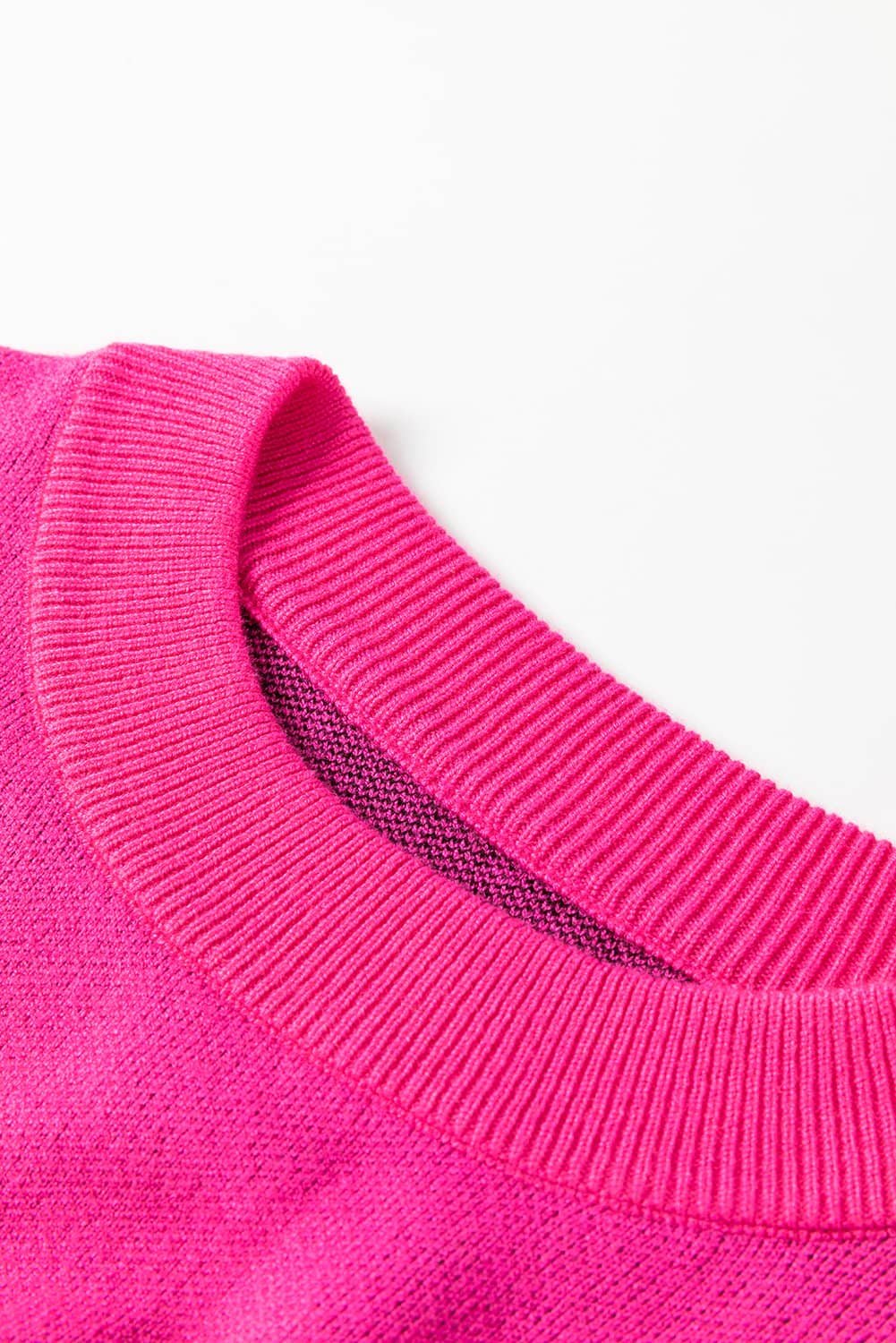 Rose Red Yeehaw Cowboy Hat Drop Shoulder Oversized Sweater