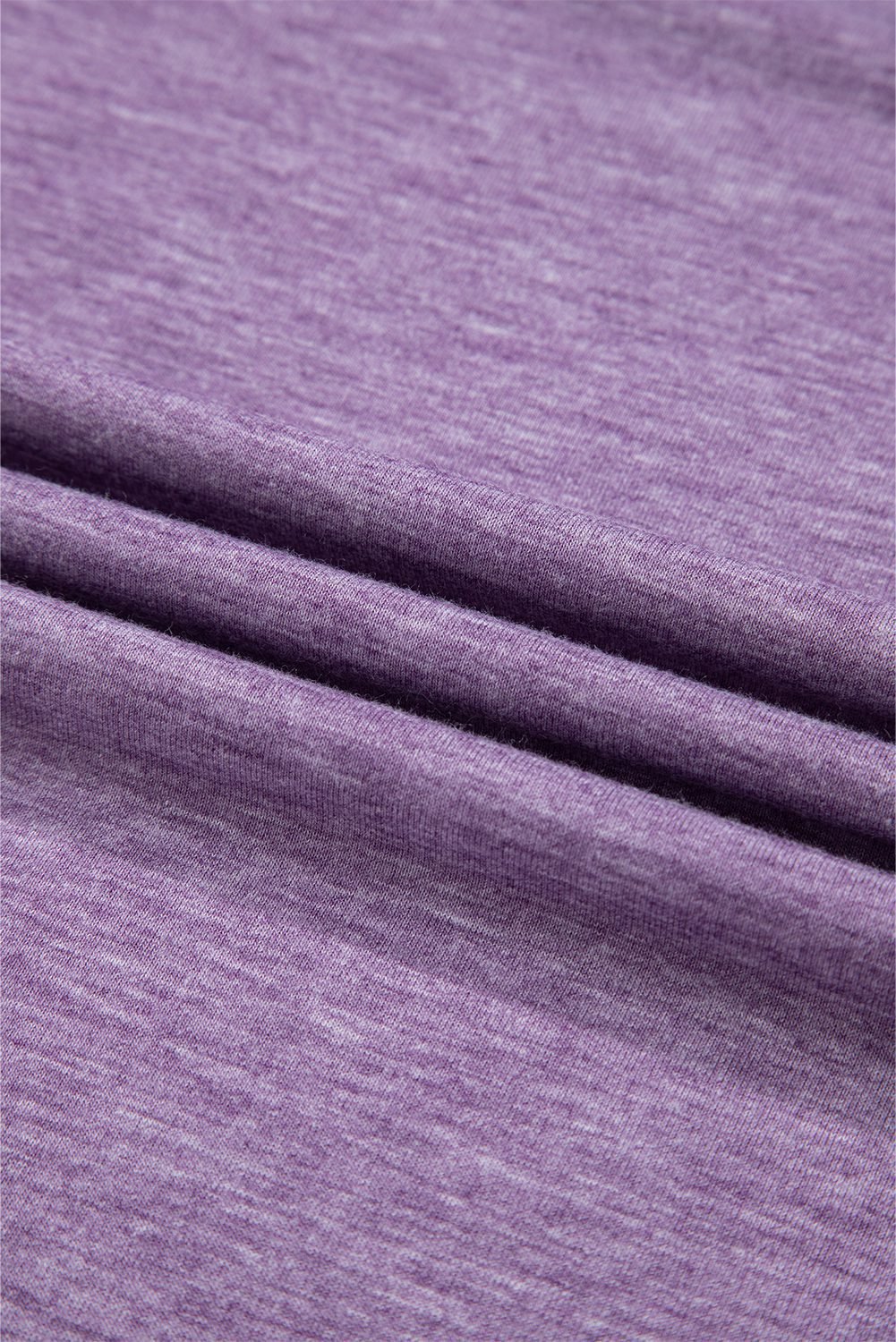 Tillandsia Purple Contrast Print Striped Raglan Long Sleeve Loose Top