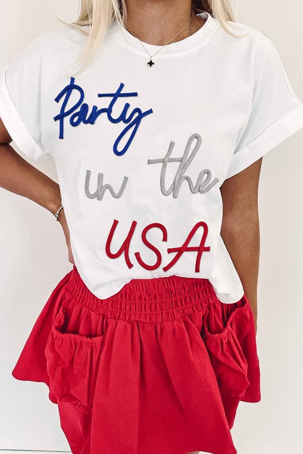 White Party In The Usa Graphic T Shirt