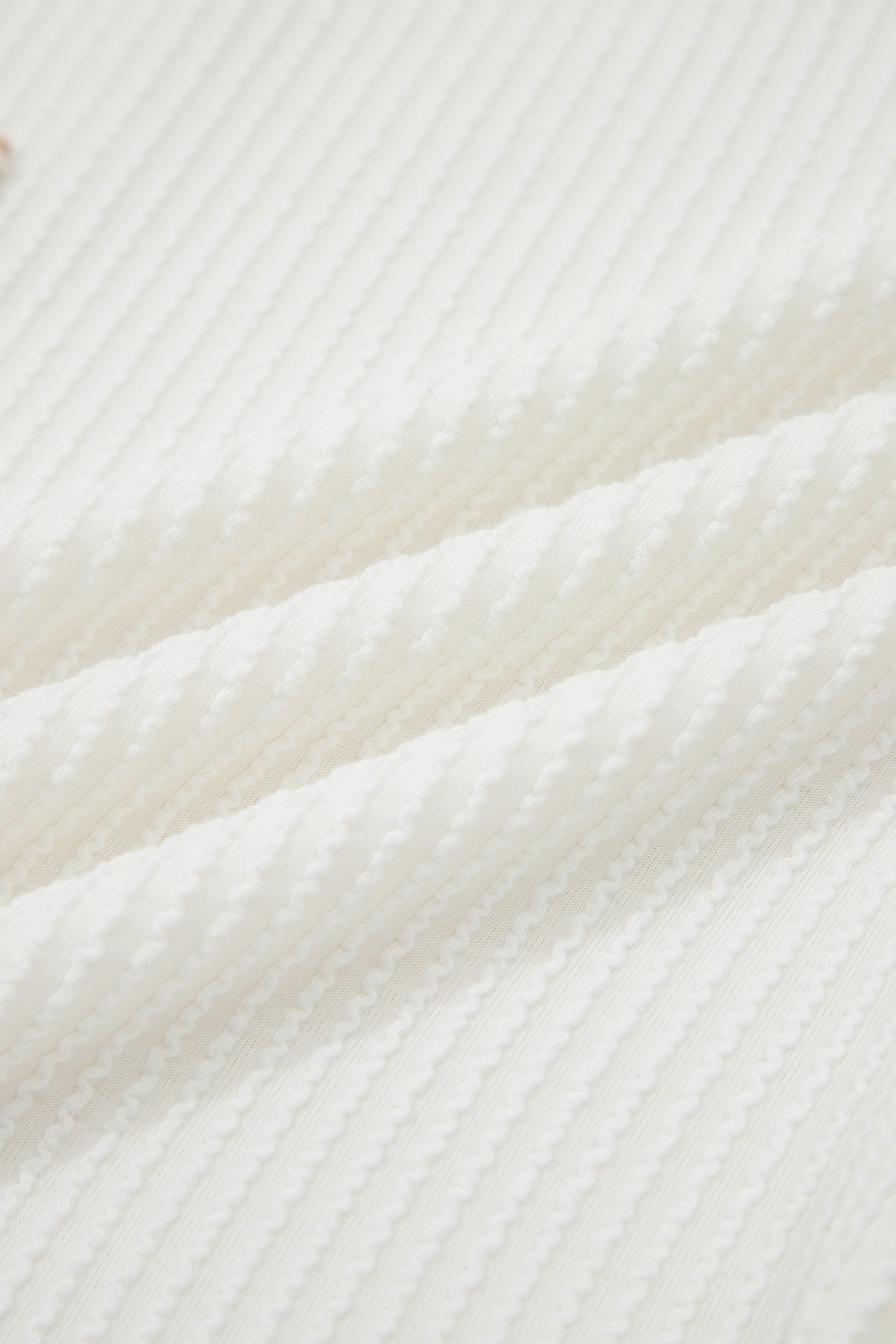 Apricot Bowknot Applique Plus Size Ribbed Top - Image 10