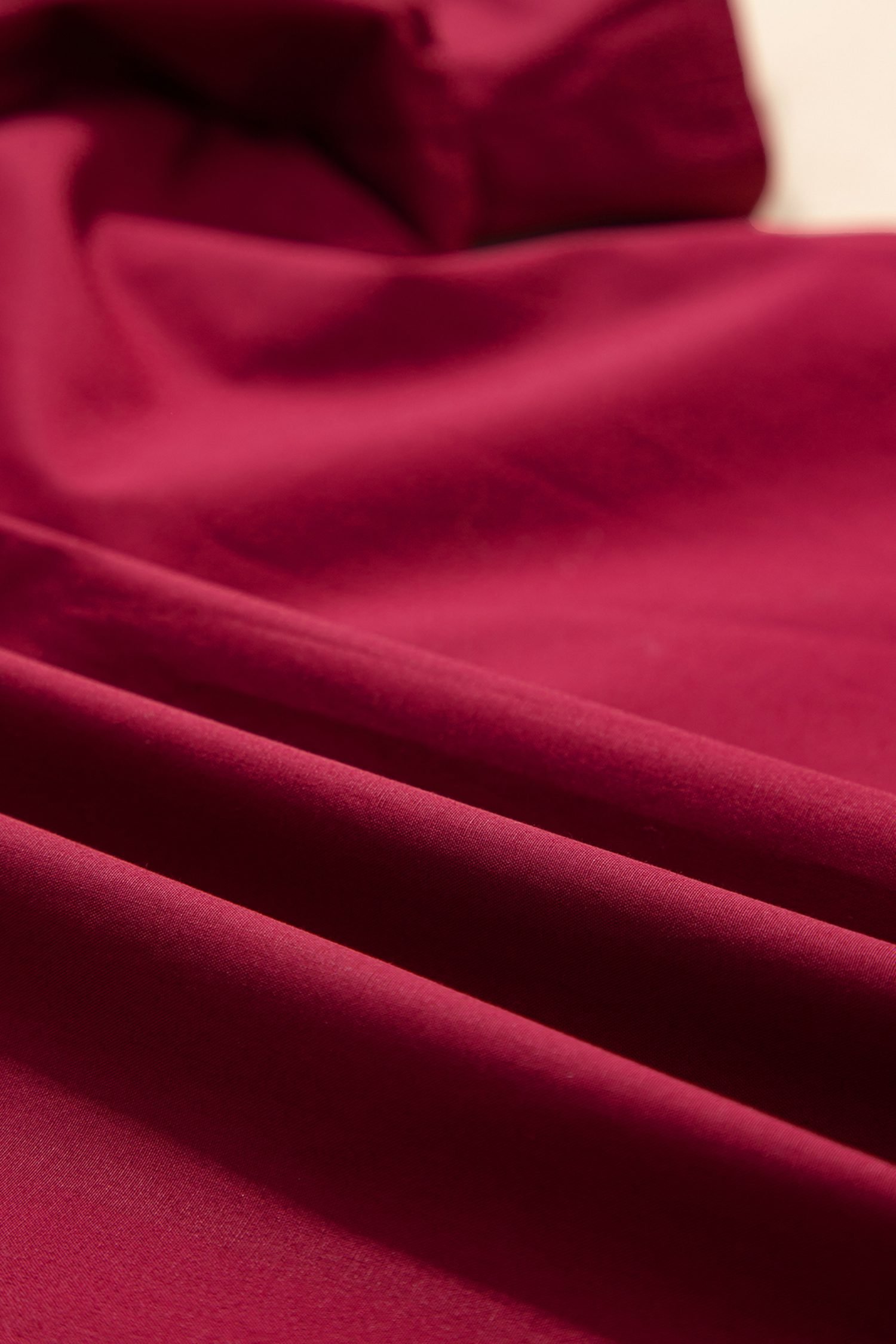 Burgundy Rivet Embellished V Neck Short Puff Sleeve Blouse