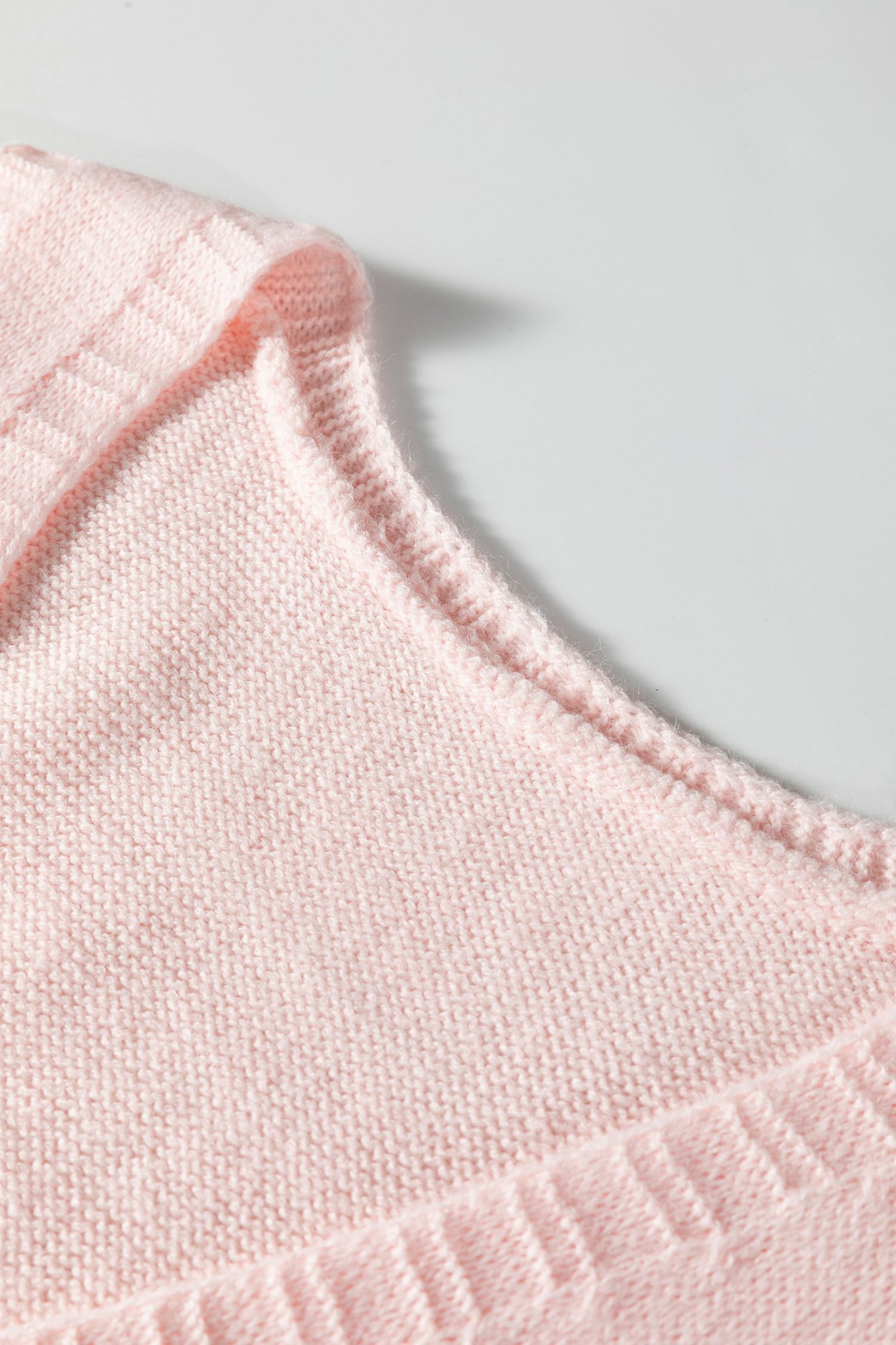 Delicacy Ribbed Deep V Neckline Front Pocketed Loose Tunic Sweater Vest - Image 7