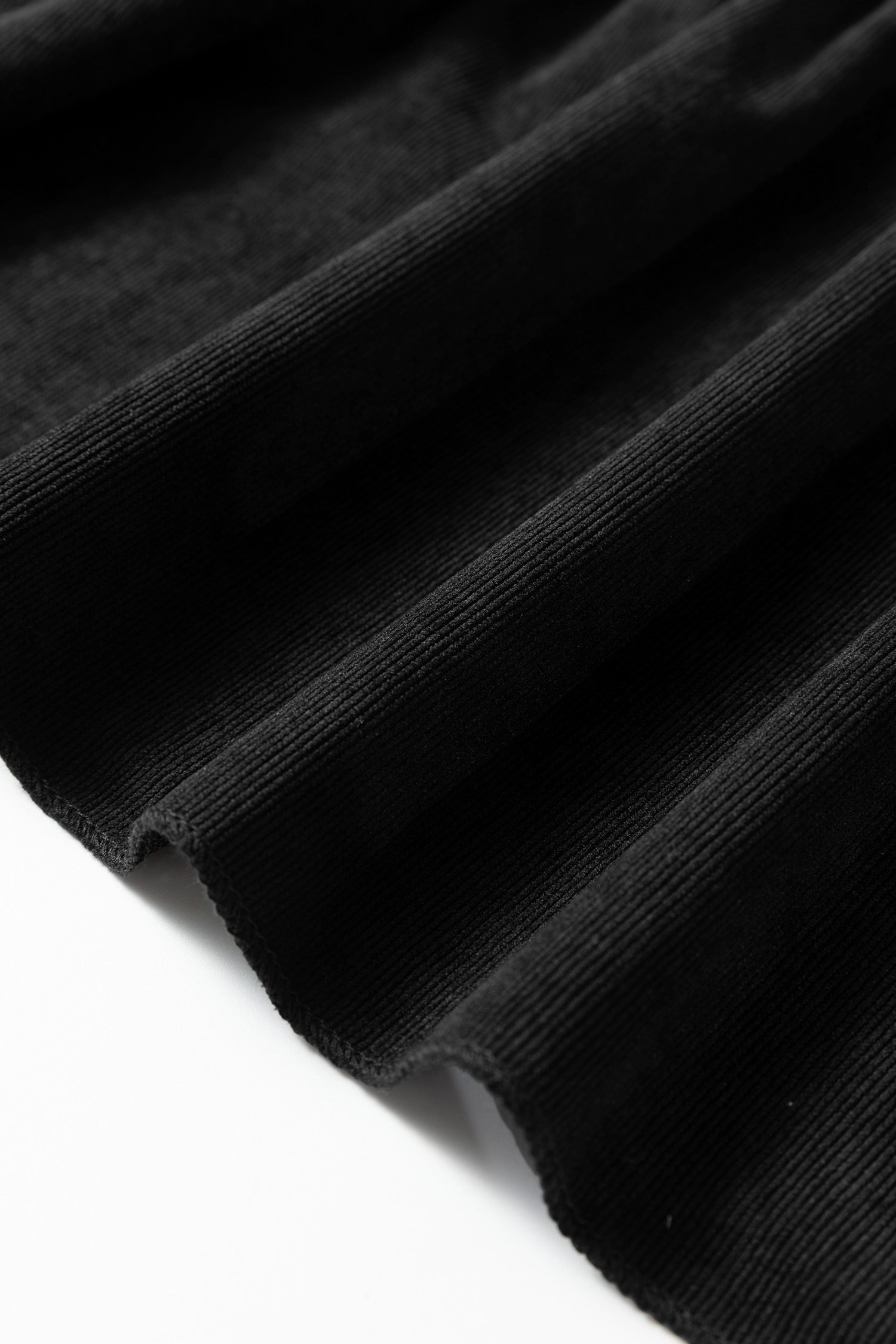 Black Lantern Sleeve Tiered Mini Dress - Image 10