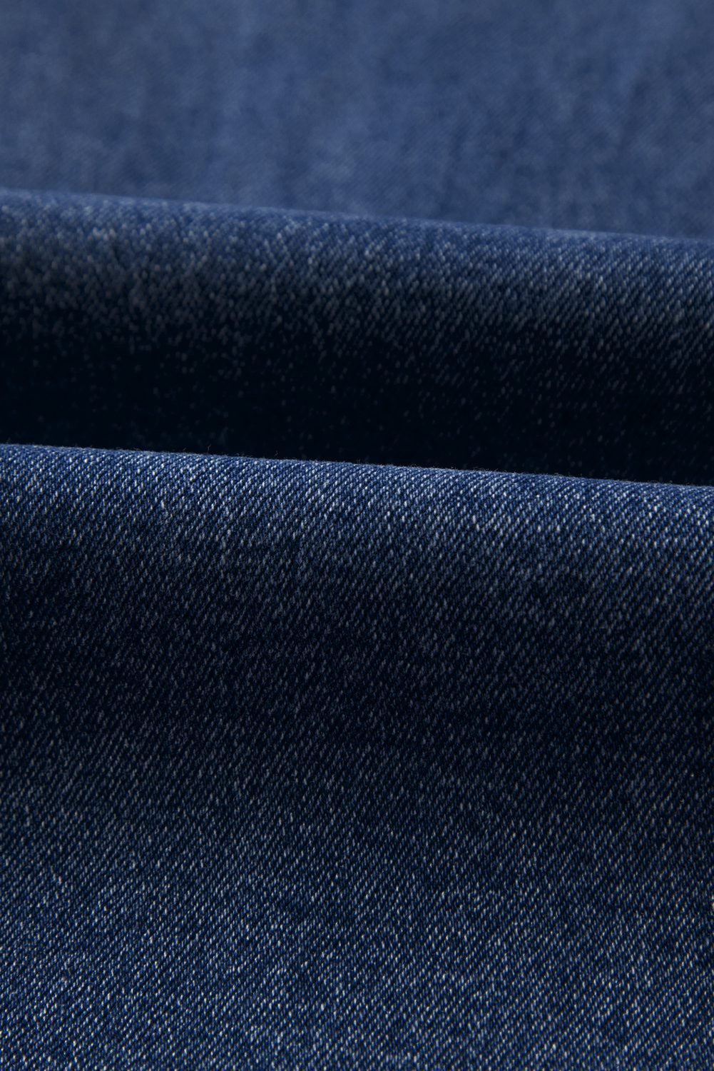 Real Teal Raw Hem Unique Cuffs Straight High Rise Loose Jeans