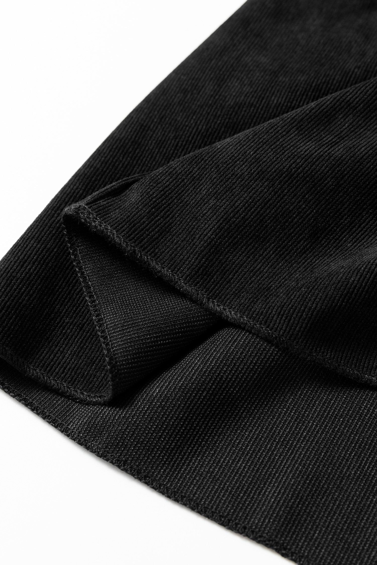 Black Lantern Sleeve Tiered Mini Dress - Image 9