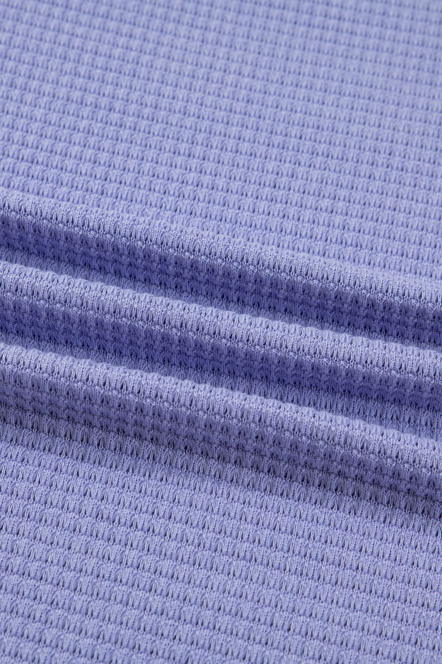 Wisteria Waffle V Neck Short Sleeve Knit Top - Image 11