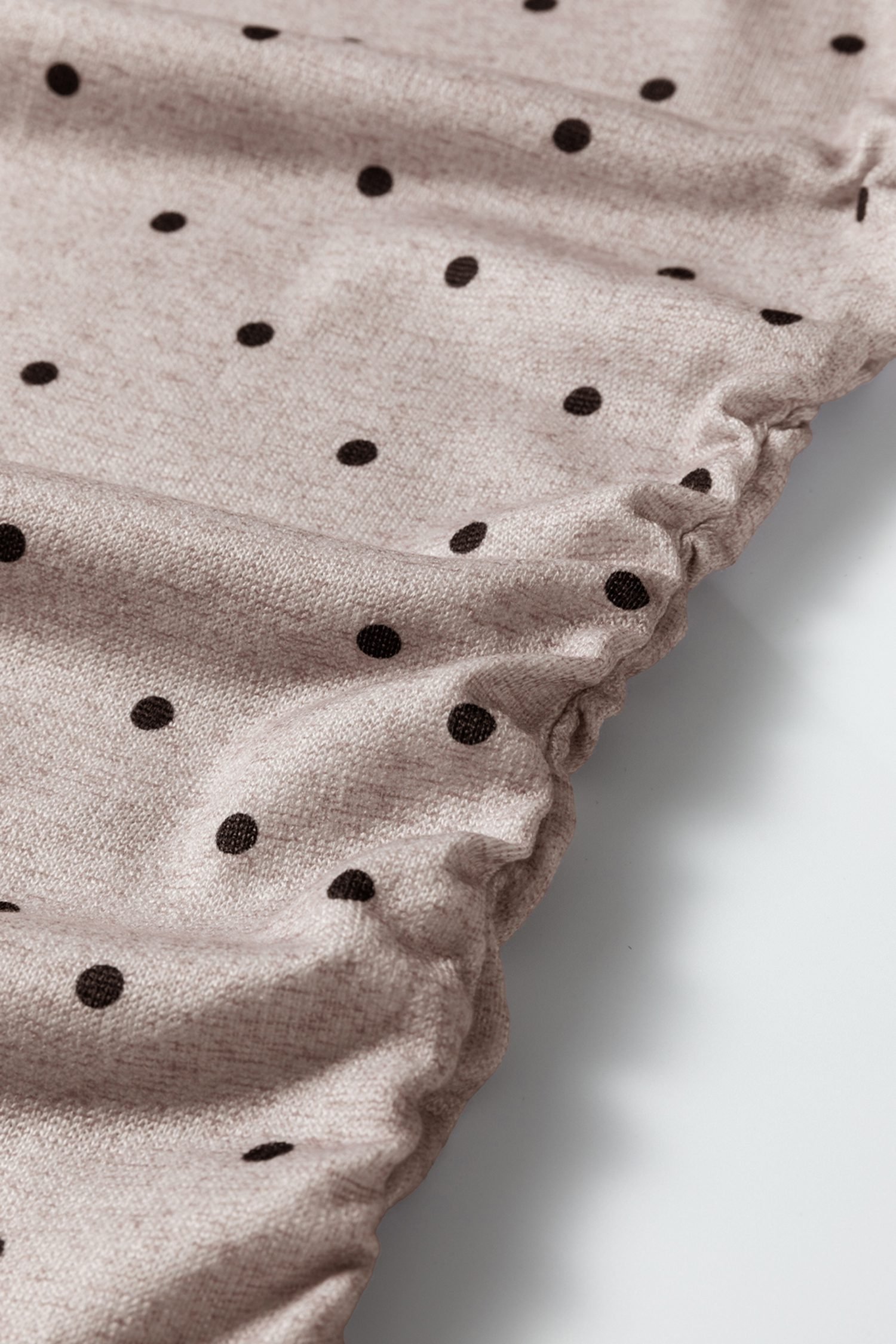 Jet Stream Polka Dot Boat Neck Knit Long Sleeve T Shirt - Image 15