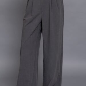 Contrast Waist Boxer Straight Long Pants -59222