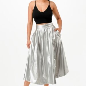 Midi Skirt With Pockets -59244b