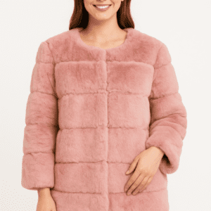 Plush Camel Faux Fur Jacket -60101c
