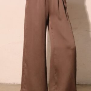 Hammered Satin Pocket Pants -60158
