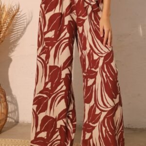 Lucca Leaf Pocket Pants -60213a