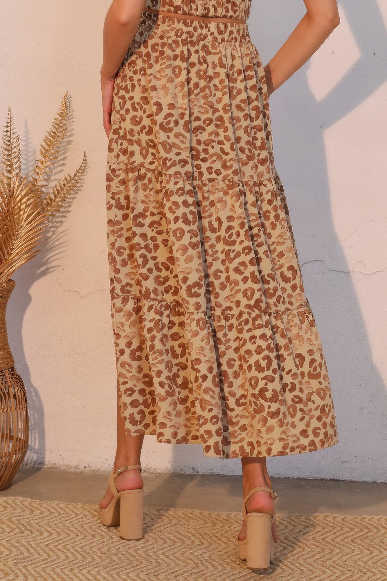 Wild Babe Tiered Maxi Skirt