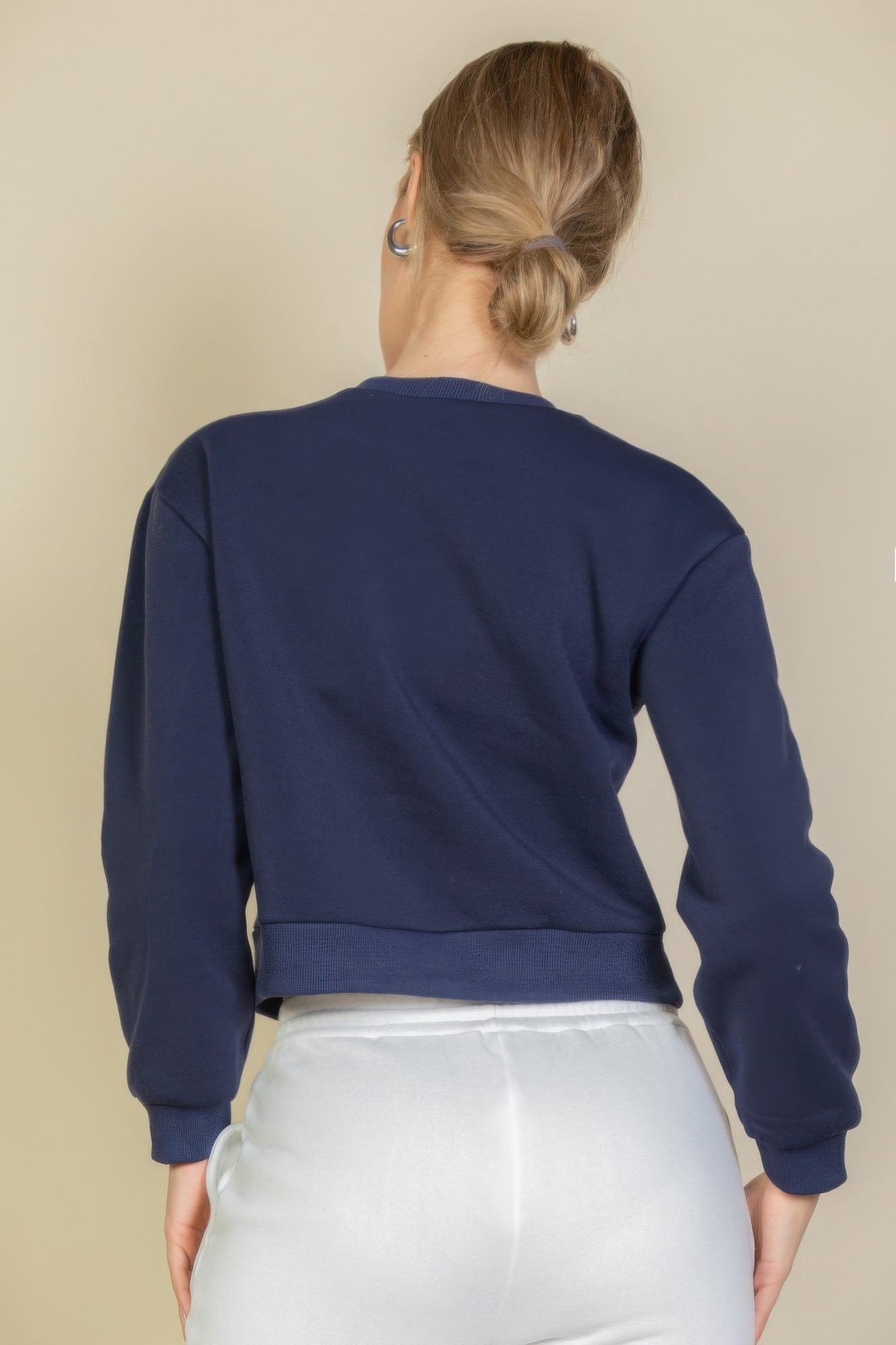 Graphic Drop Shoulder Sweatshirt -WH2000497