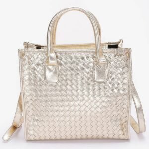 Metallic Braided Tote Bag -WH2001493