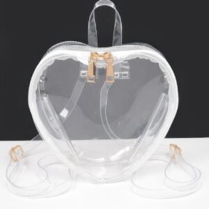 Heart Shape Clear Backpack