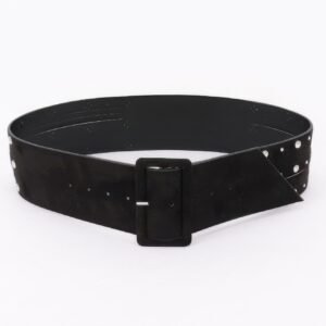 Wide Studded Buckle Belt