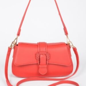Vegan Metal Buckle Shoulder Bag -wh2250320