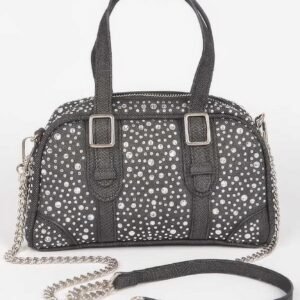 Denim Hot Fix Crossbody Bag