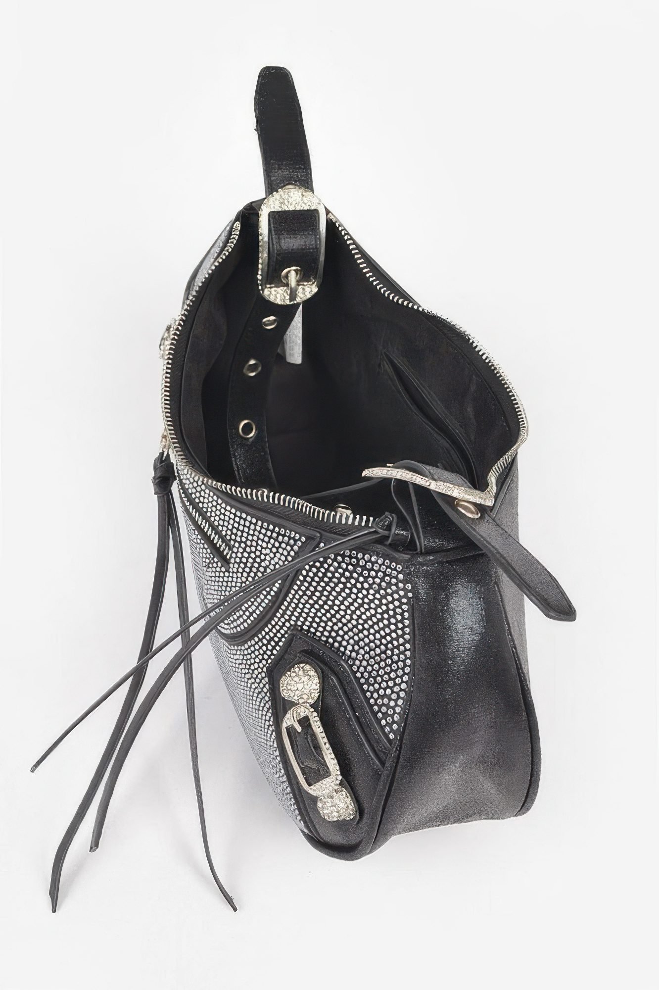 Shinny Hot Fix Shoulder Bag