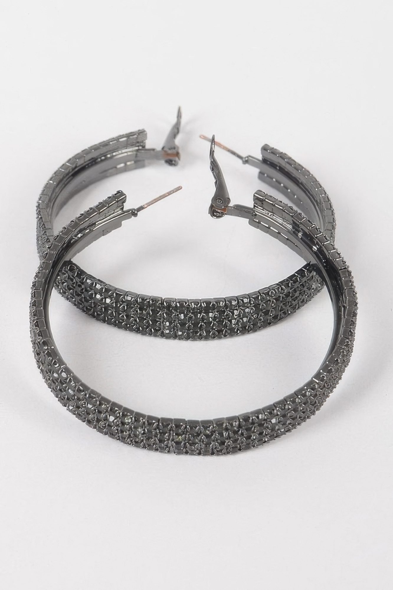 Rhinestone Hoop Earring