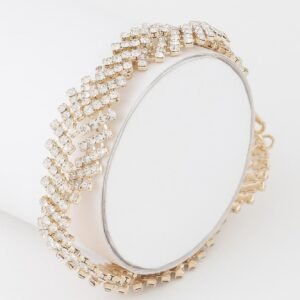 Twisted Rhinestone Bracelet