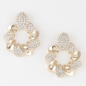 Twisted Jewel Wreath Earrings