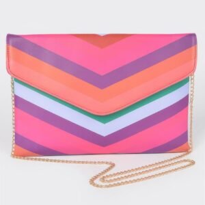 Multi Color Envelope Clutch