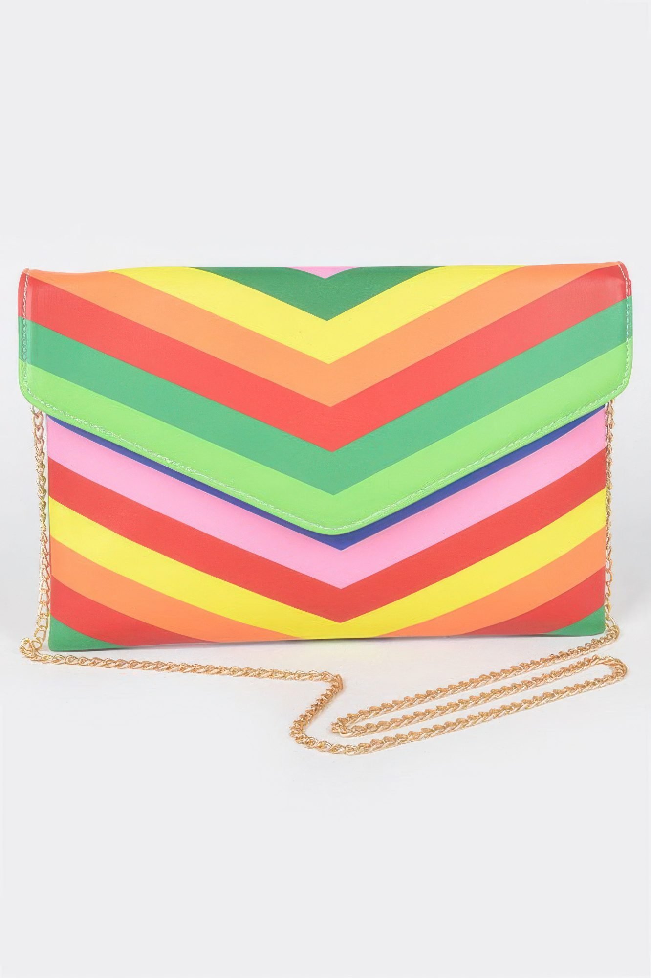 Multi Color Envelope Clutch
