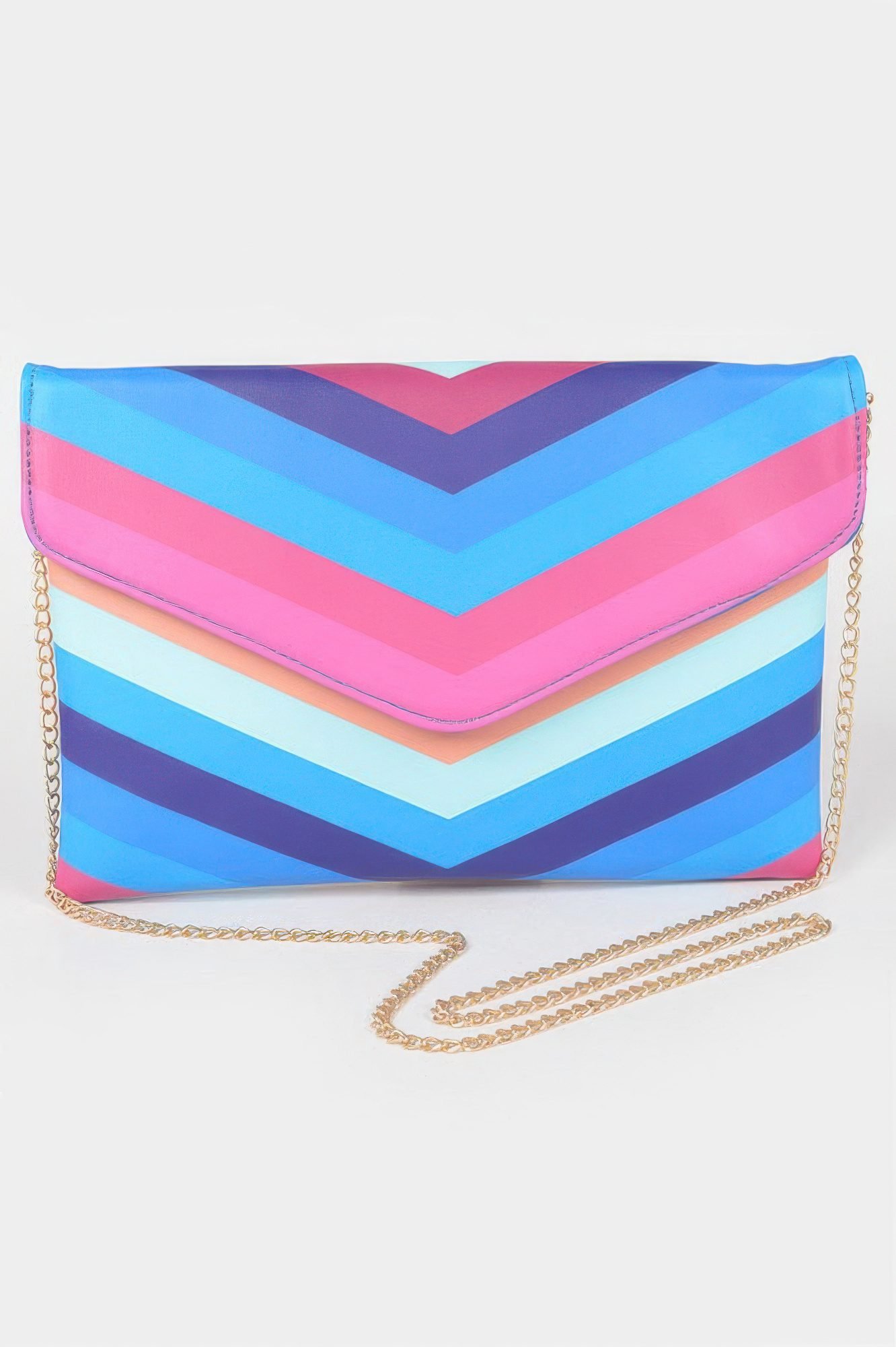 Multi Color Envelope Clutch