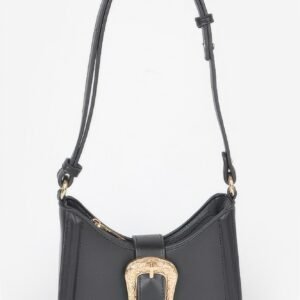Vegan Metal Buckle Shoulder Bag -wh2250435