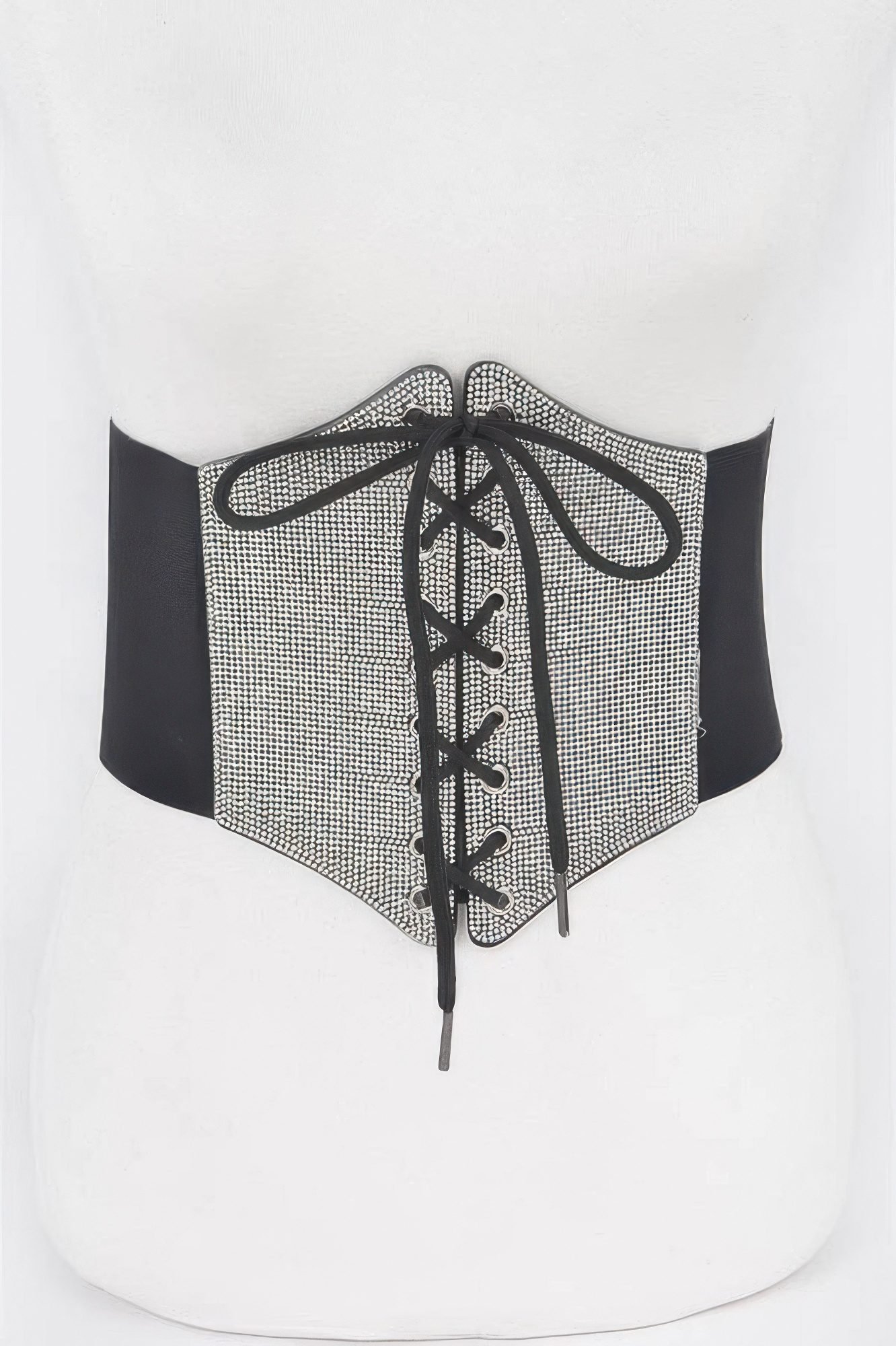 Rhinestone Corset Elastic Belt -wh2250438