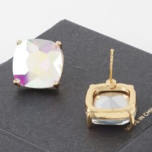 14k Rhinestone Stud Earrings